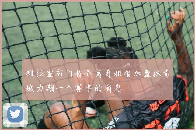 维拉宣布门将乔高奇租借加盟林肯城为期一个赛季的消息